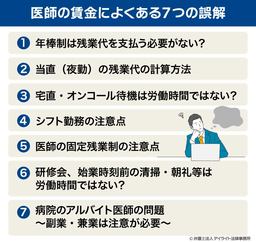 医師の賃金によくある７つの誤解
