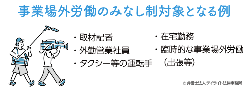 事業場外のみなし労働時間制