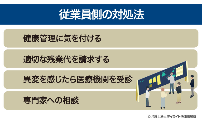 長時間残業における従業員側の対処法