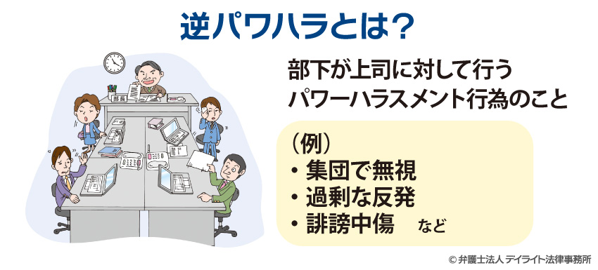 逆パワハラとは